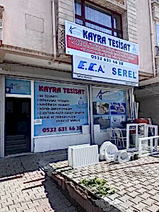 Kayra Tesisat, Keçiören su tesisatçısı dükkanı ön görünümü. E.C.A ve SEREL ürünleri ile su tesisatı hizmetleri sunulmaktadır.